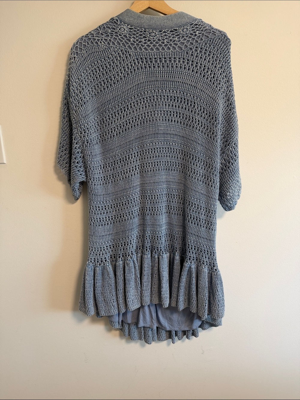 Free People Sistine Mini Dress Indigo - Picture 3 of 8